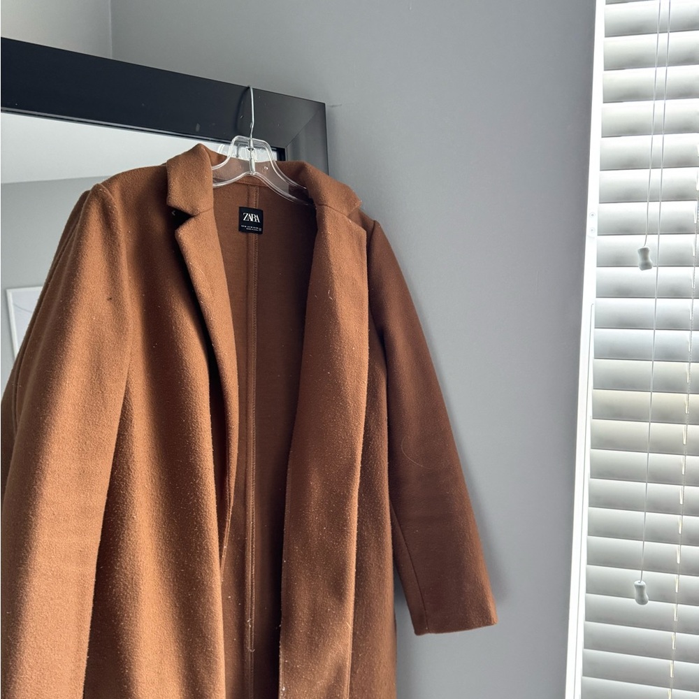 Zara Women's Tan Trench Coat